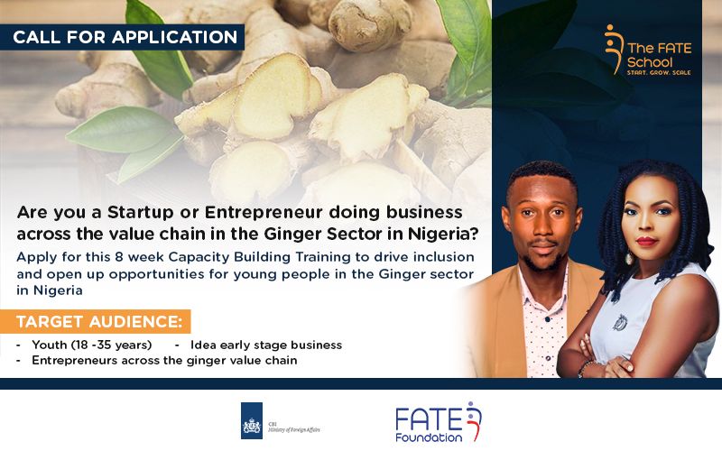FATE-FoundationCBI-Youth-Inclusion-in-Nigerias-Ginger-Sector-Training-Programme-2022