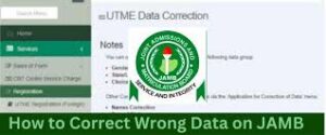 Correct Errors in Your JAMB Registration