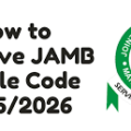 Retrieve JAMB Profile Code