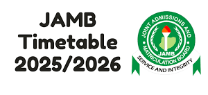 JAMB Timetable 2025/2026 for Mock & Main UTME