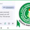 JAMB Registration Confirmation SMS