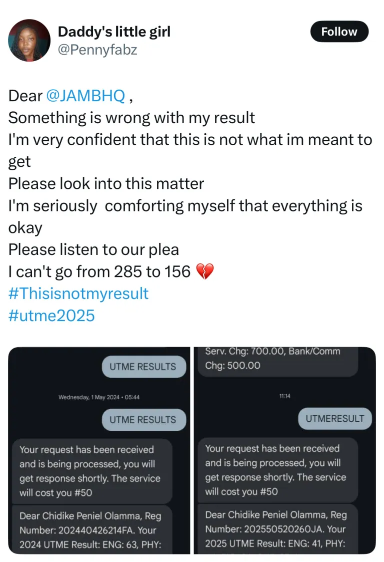  2025 UTME: JAMB Responds as Angry Candidates and Nigerians Protest Massively Over Low Scores