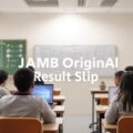 JAMB Original Result Slip Printing for 2026: A Complete Guide for Students