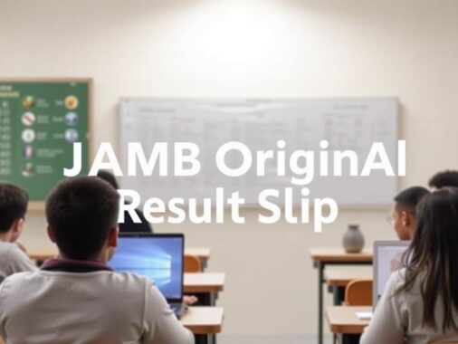 JAMB Original Result Slip Printing for 2026: A Complete Guide for Students
