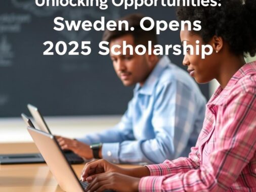 Unlocking Opportunities: Sweden Opens 2026 SI Scholarship for Nigerians and Other Foreign Professionals