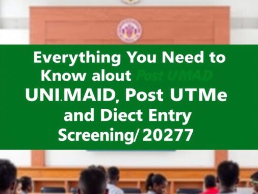 Everything You Need to Know About UNIMAID Post UTME and Direct Entry Screening for 2026/2027
