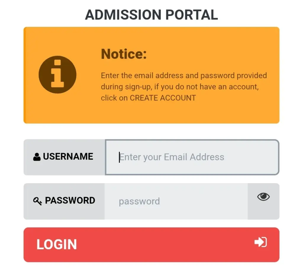 EKSU Admission Portal