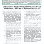 ABU Screening Update 2026: How to Correct O'Level and Registration Errors