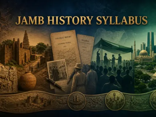 JAMB History syllabus timeline from ancient Nigeria through independence to modern Abuja
