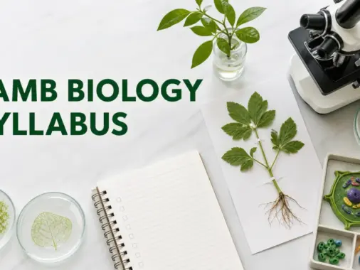 Biology laboratory materials representing the JAMB Biology syllabus
