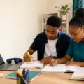 Nigerian UTME candidates studying comprehension and grammar for the JAMB Use of English examination