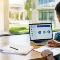 Nigerian university admission candidate reviewing supplementary application steps on a laptop