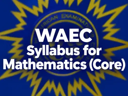 WAEC Syllabus for Mathematics 2027