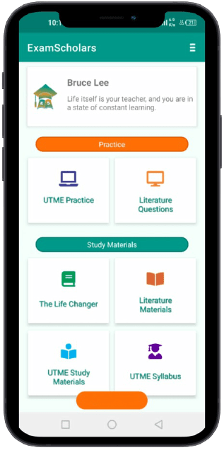 Examscholars JAMB/UTME CBT Software Android Mobile App
