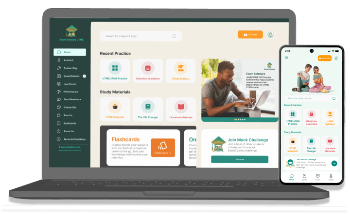 Examscholars phone and computer mockup